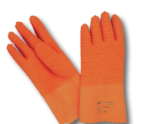 Luva Latex Rugoso, protecção alimentar