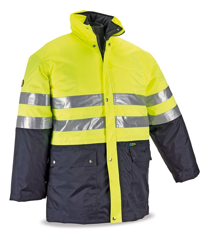 A utilização de uma parka refletora garante proteção e conforto, mesmo depois de várias horas
