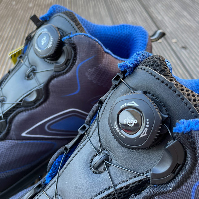 Bota S1P ESD SRC Modelo FLOW MID aperto TLS image