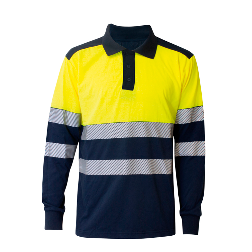 Polo de manga comprida unissexo modelo ASTANA image