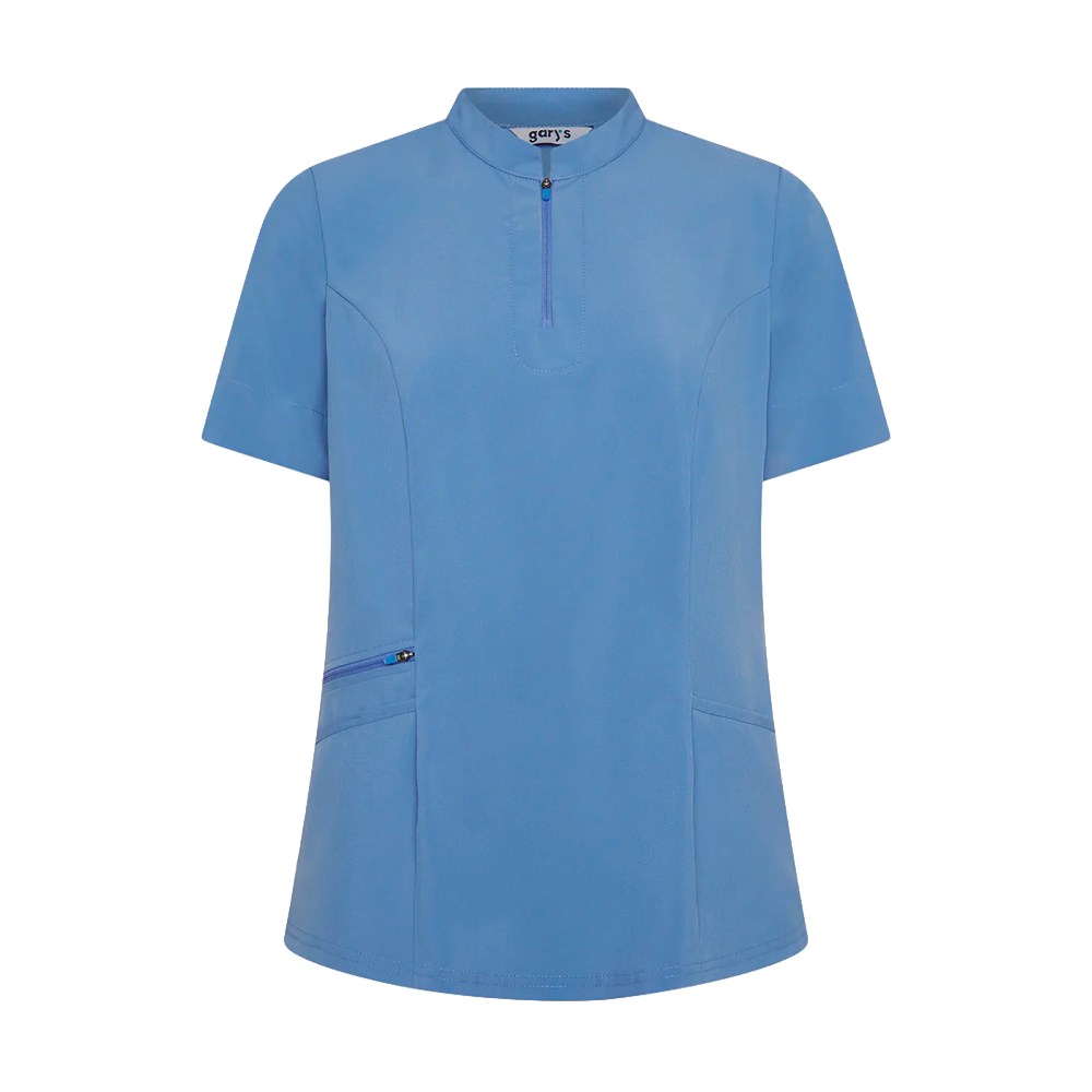 Blusa feminina com z�per e manga curta, modelo MARA image