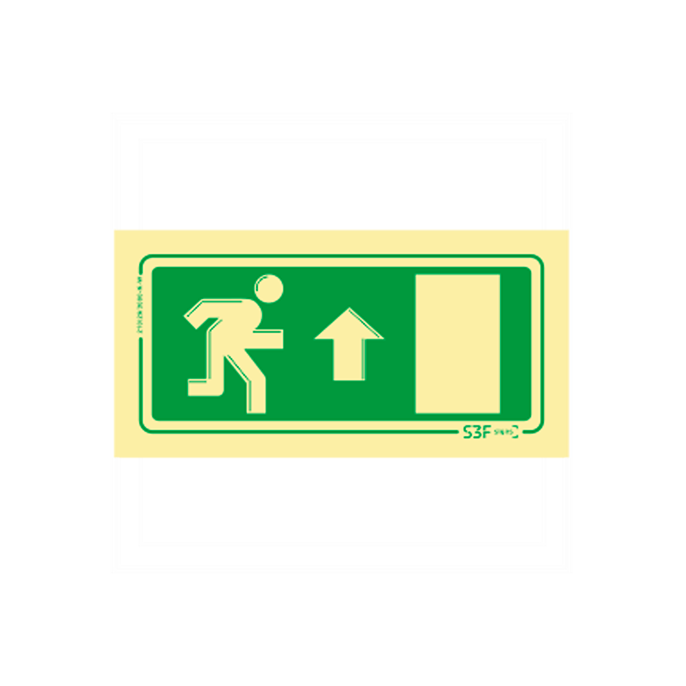 Sinal de Sa�da de Emerg�ncia - Porta em Frente image