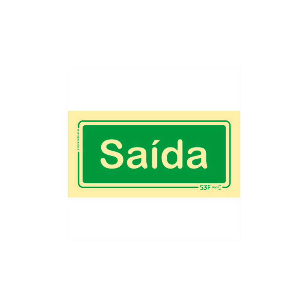 Sinal de Emerg�ncia - Sa�da em frente image