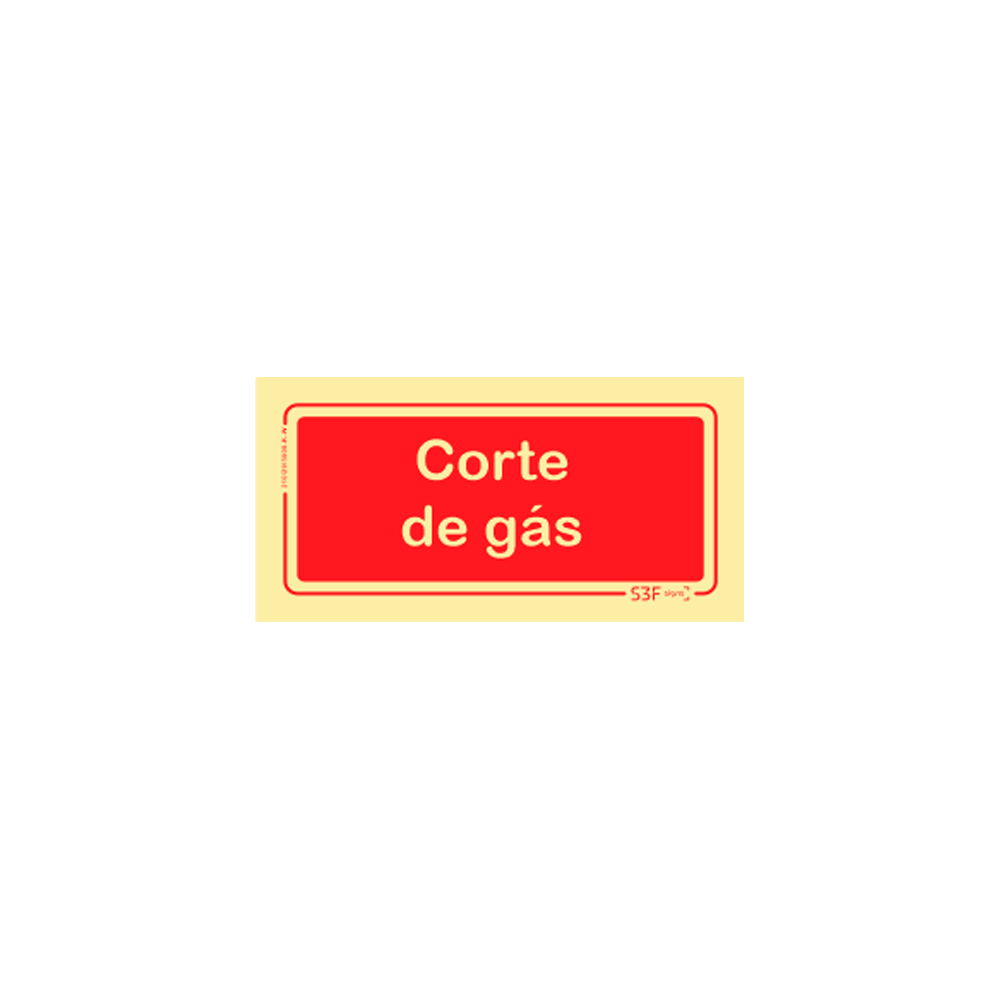 Sinal de corte de g�s image