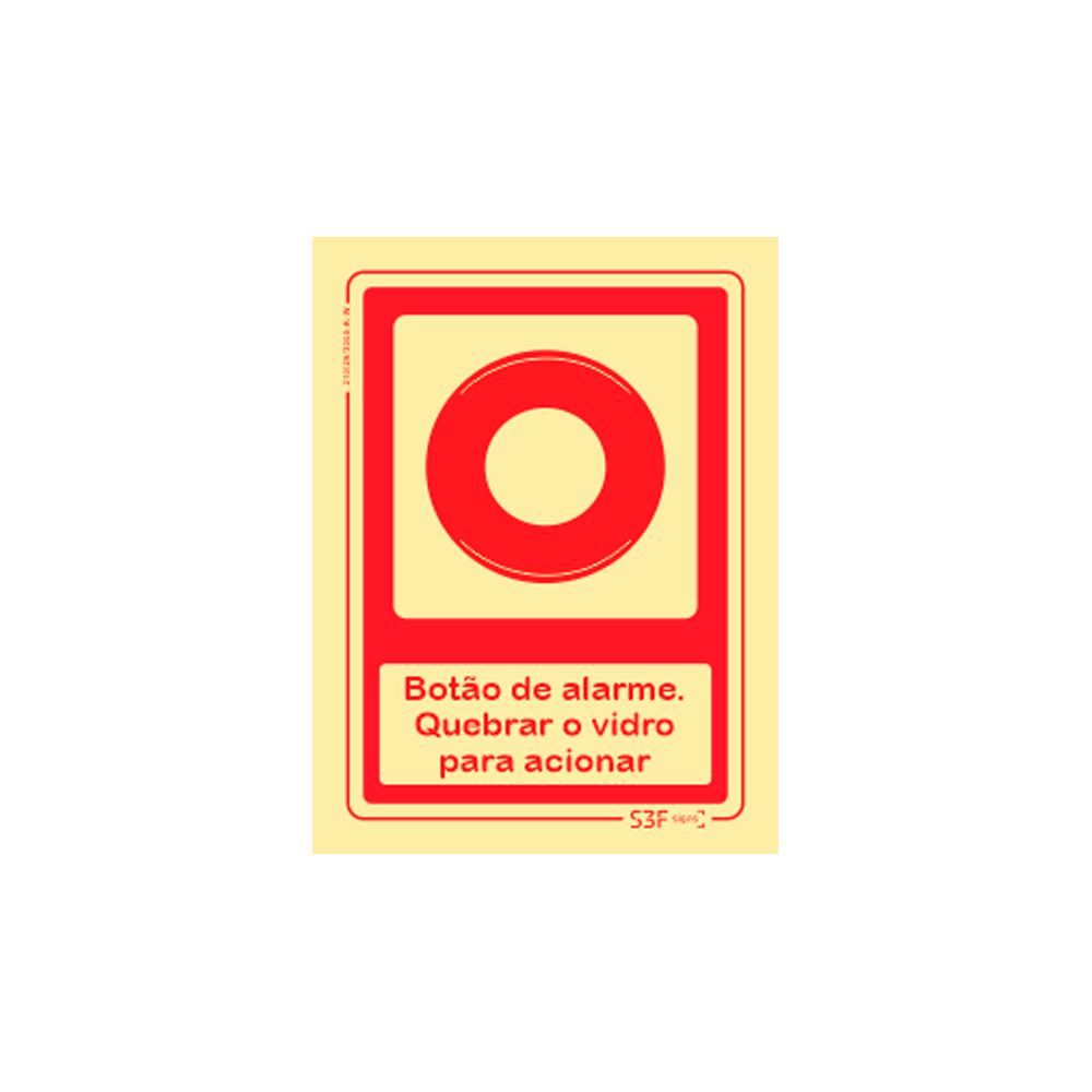 Sinal de bot�o de alarme quebrar o vidro para acionar image