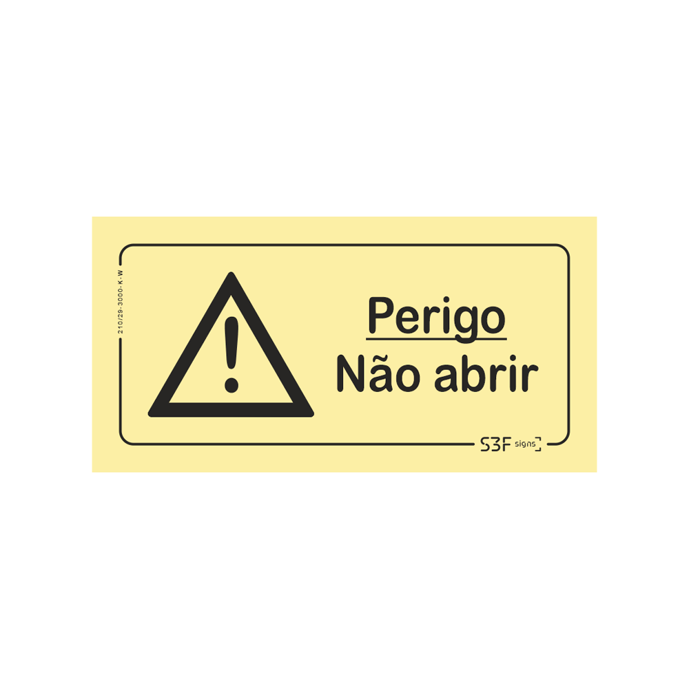 Sinal de perigo, n�o abrir image