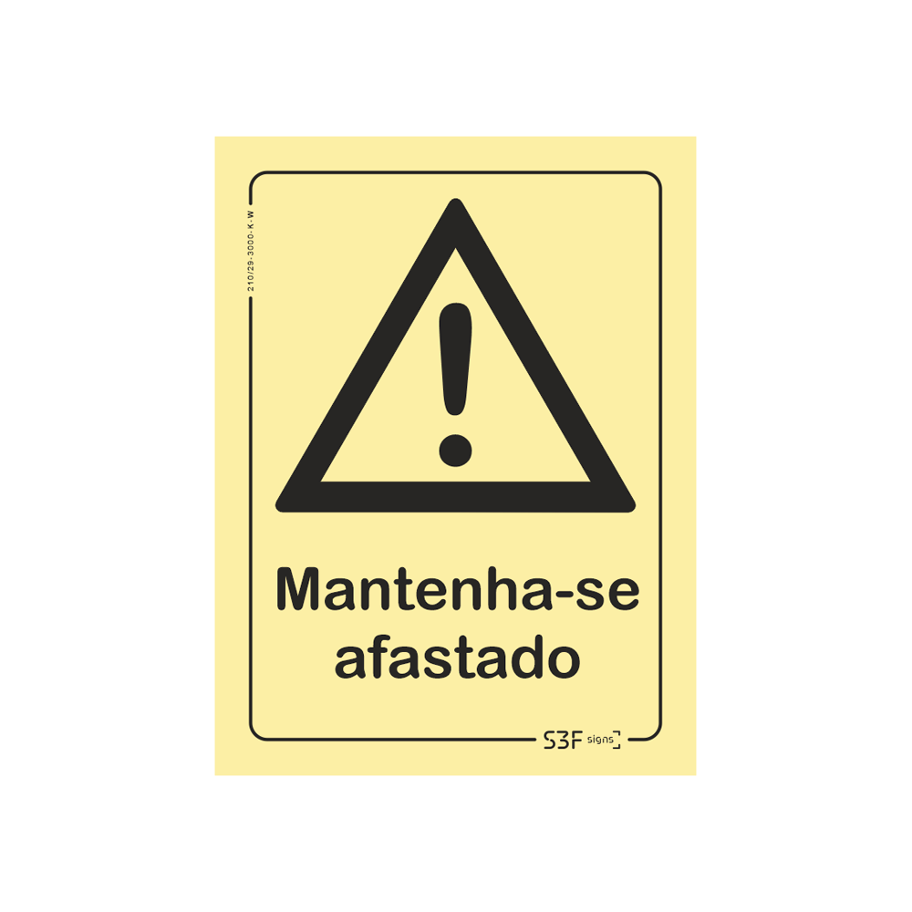 Sinal de perigo - Mantenha-se afastado image