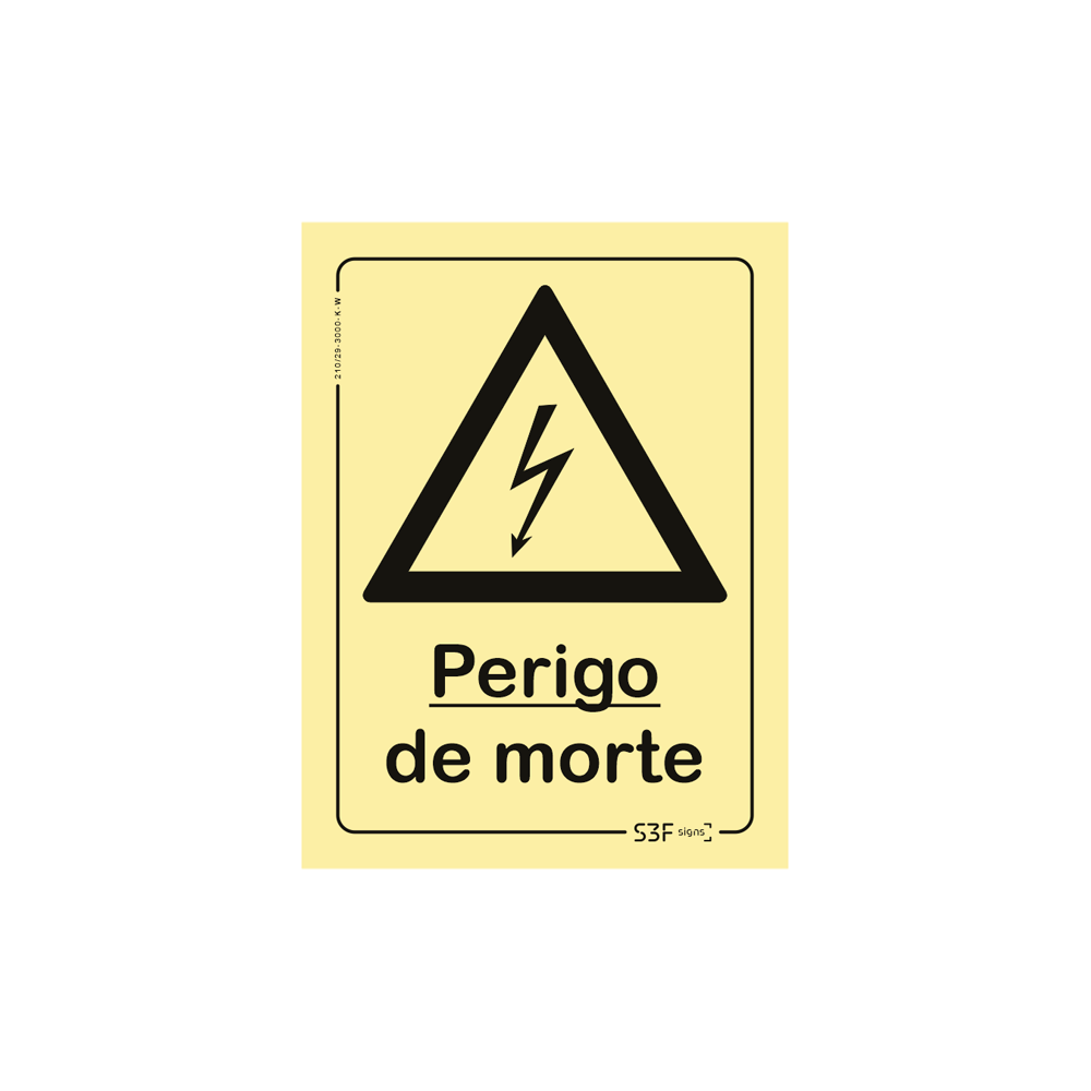 Sinal de Perigo de Morte image