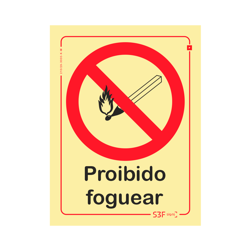 Sinal proibido foguear image