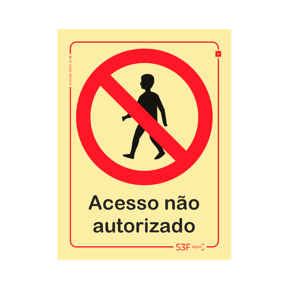 Sinal proibido, acesso n�o autorizado image