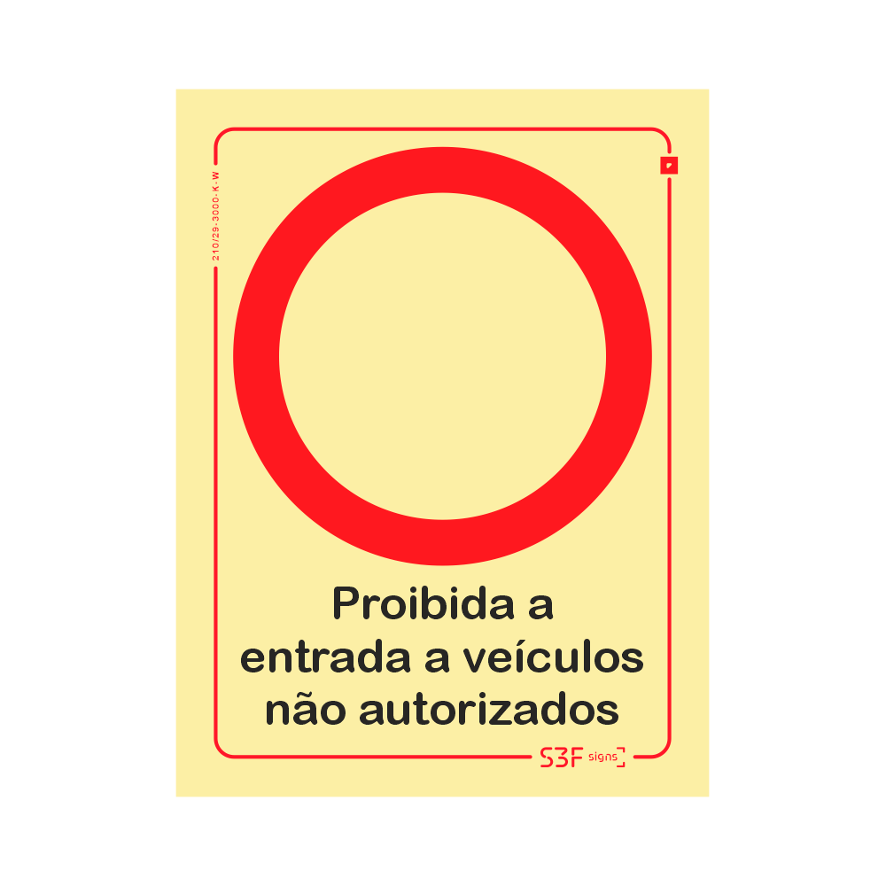Sinal proibida a entrada a ve�culos n�o autorizados image