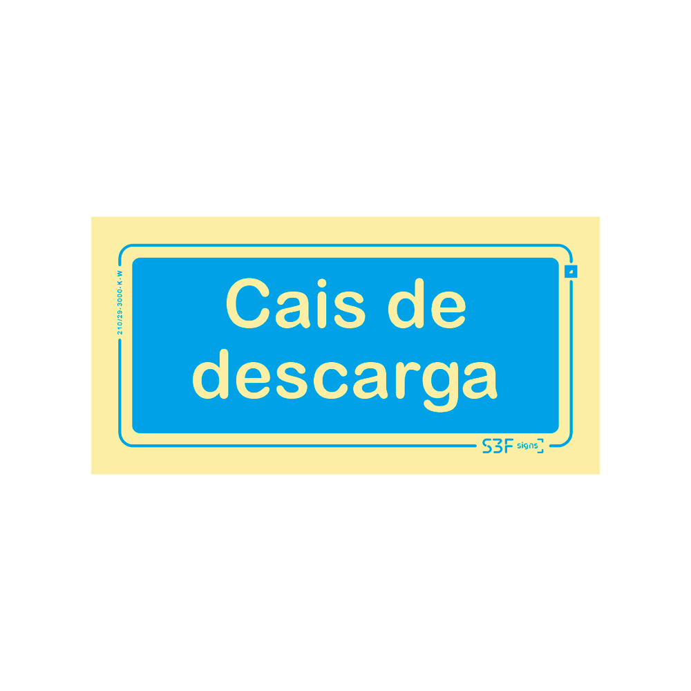 Sinal de informa��o de cais de descarga image