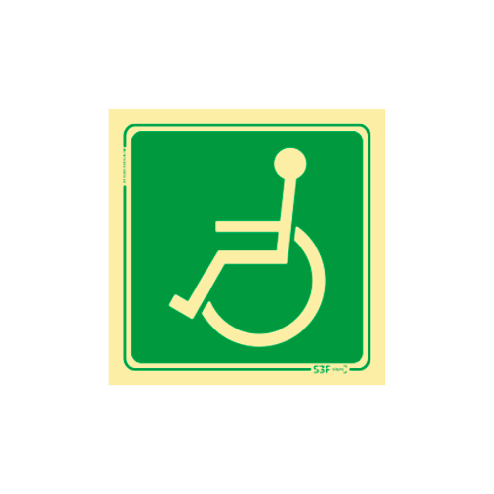 Sinal de emerg�ncia - Pessoas de mobilidade reduzida, esquerda image