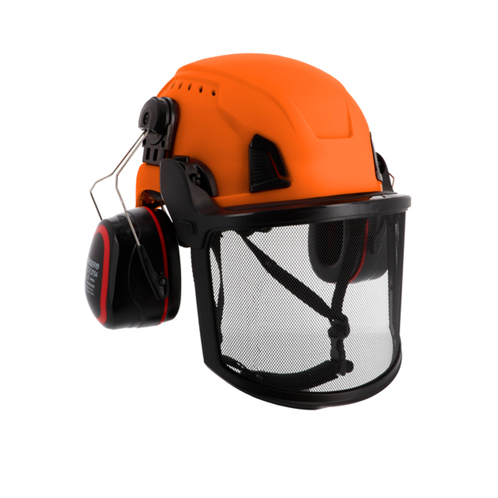 Kit de prote��o florestal - Capacete, Protetor auricular e Viseira image