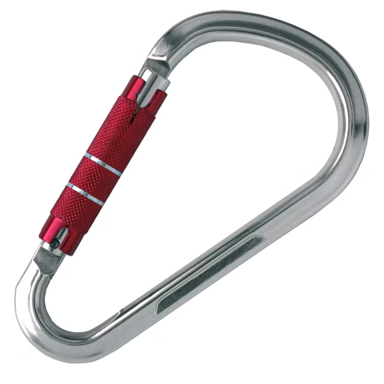 Mosquet�o Alum�nio C/fecho e bloqueio AUT PZ111 - � 45mm image