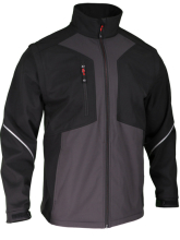 Casaco Softshell. 96% poliester e 4% elastano. 320 g/m² Casaco Softshell. 96% poliester e 4% elastano. 320 g/m²